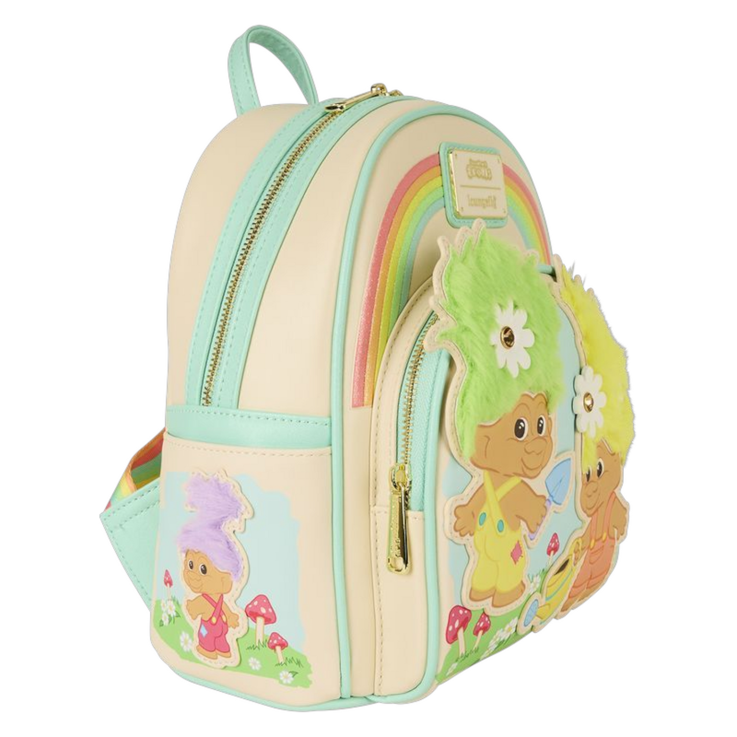 PREVENTA Mini Backpack mochilita Loungefly TROLLS (enviamos a partir de la prox semana)