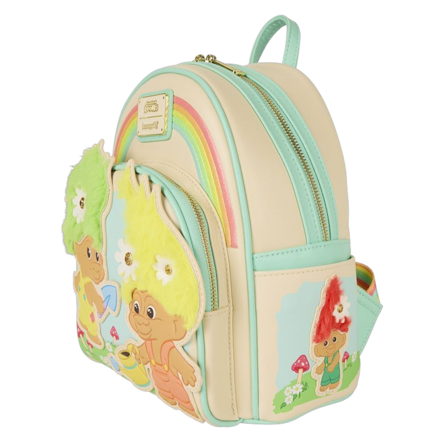 PREVENTA Mini Backpack mochilita Loungefly TROLLS (enviamos a partir de la prox semana)
