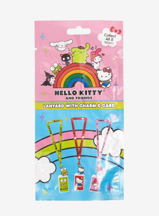 Blind Bags bolsa sorpresa 1 pz aleatoria porta credenciales con Charms Hello Kitty and friends