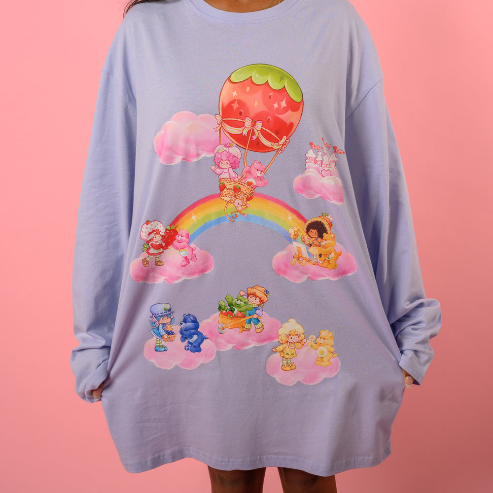 Bluson vestido Strawberry shortcake y Care bears x Cakeworthy Rosita Fresita Osito Cariñositos