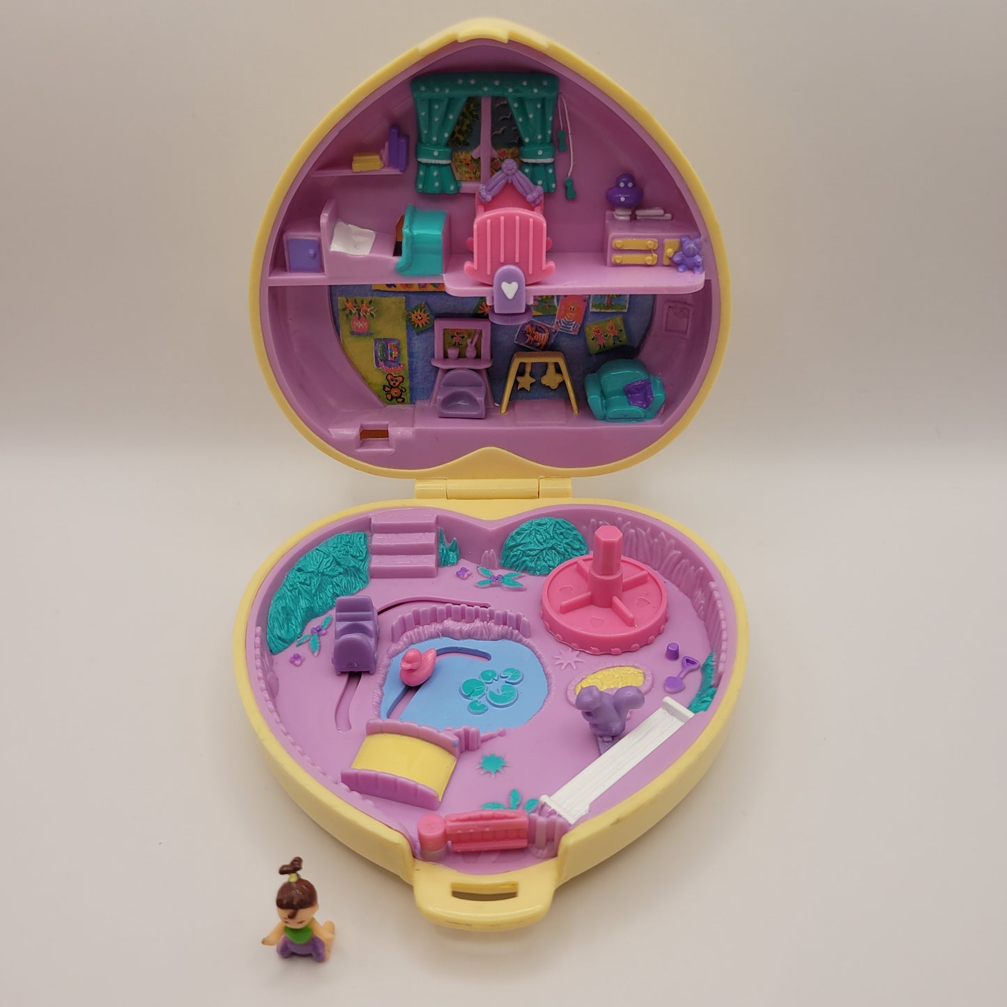 Polly pocket vintage Strollin baby segunda mano