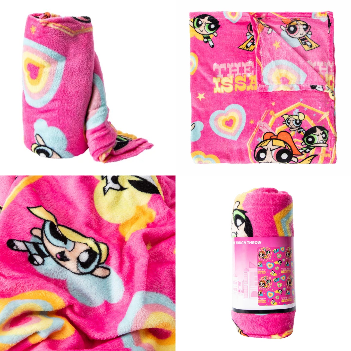 Cobija 1.27x1 mts Powerpuff Girls Chicas Super poderosas