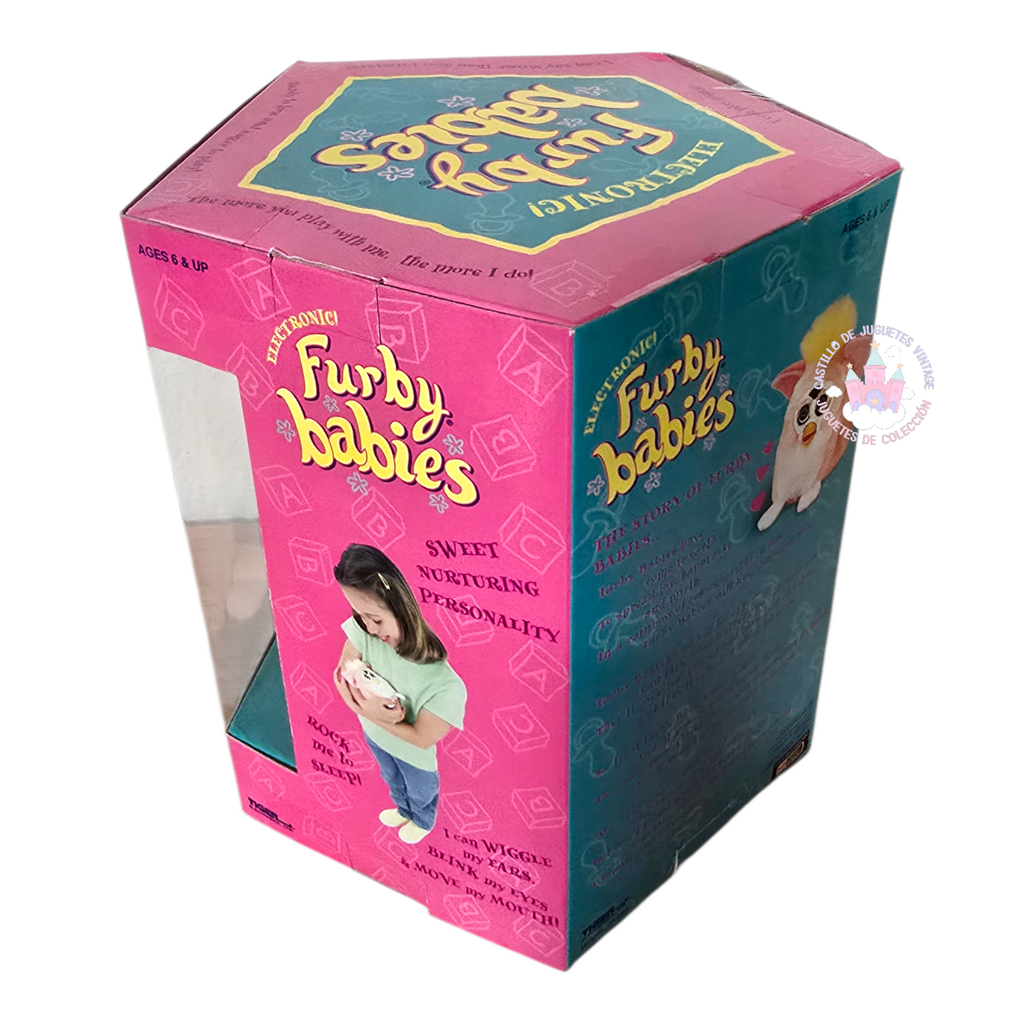 Furby Vintage Baby Tiger Electronics NUEVO Años 1999 (sin probar) idioma inglés.