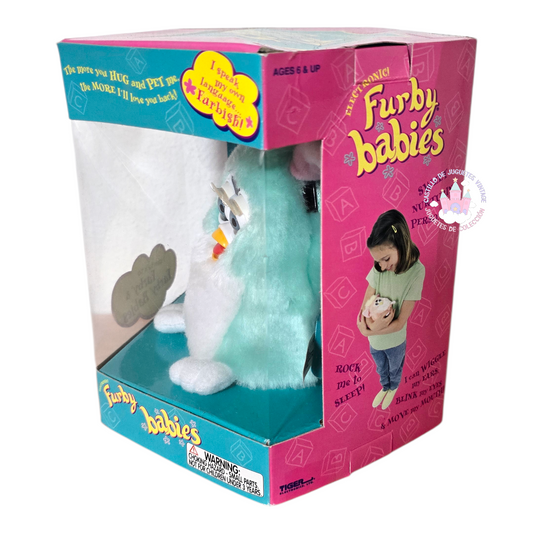 Furby Vintage Baby Tiger Electronics NUEVO Años 1999 (sin probar) idioma inglés.
