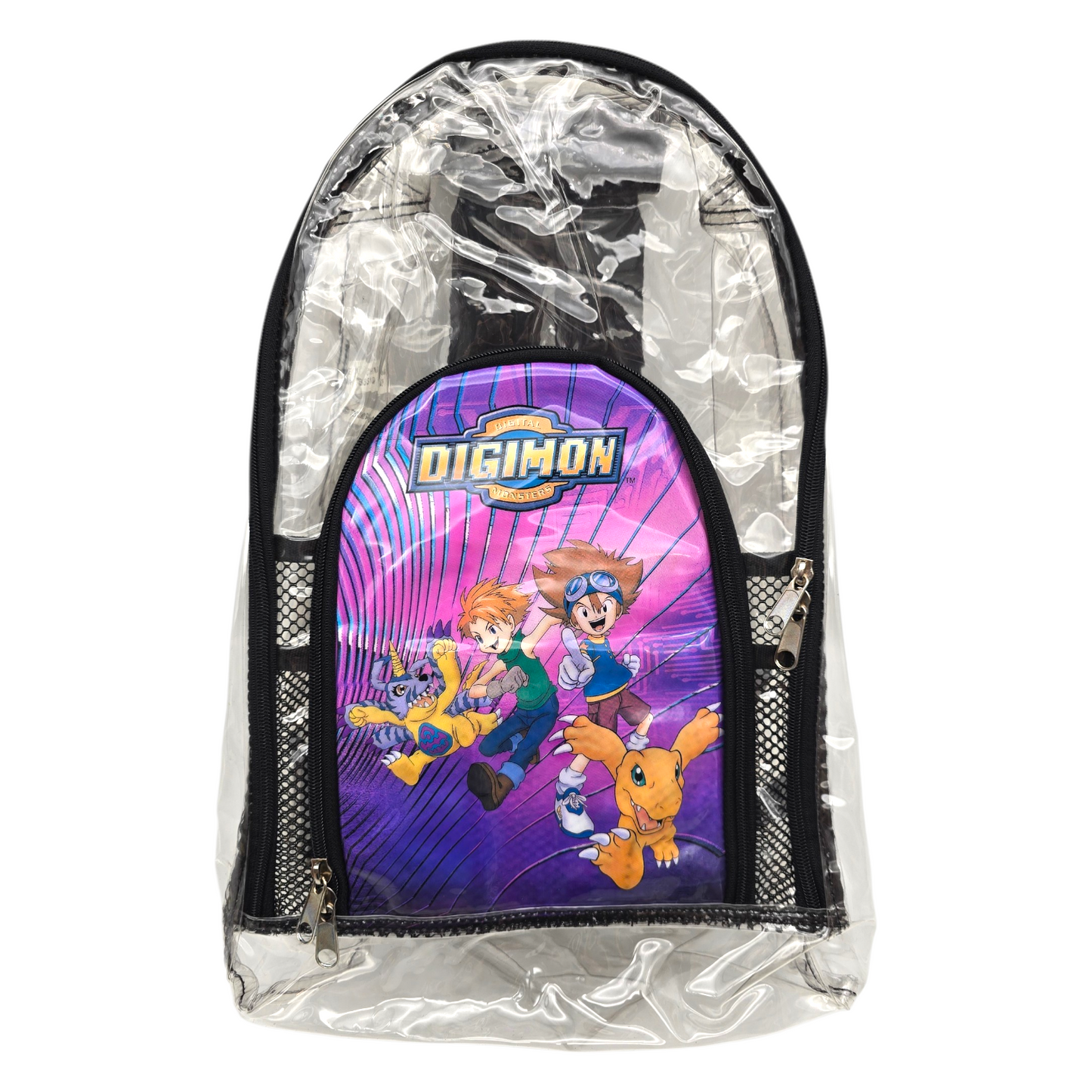 Mochila vintage Digimon Transparente 42x27 cms aprox