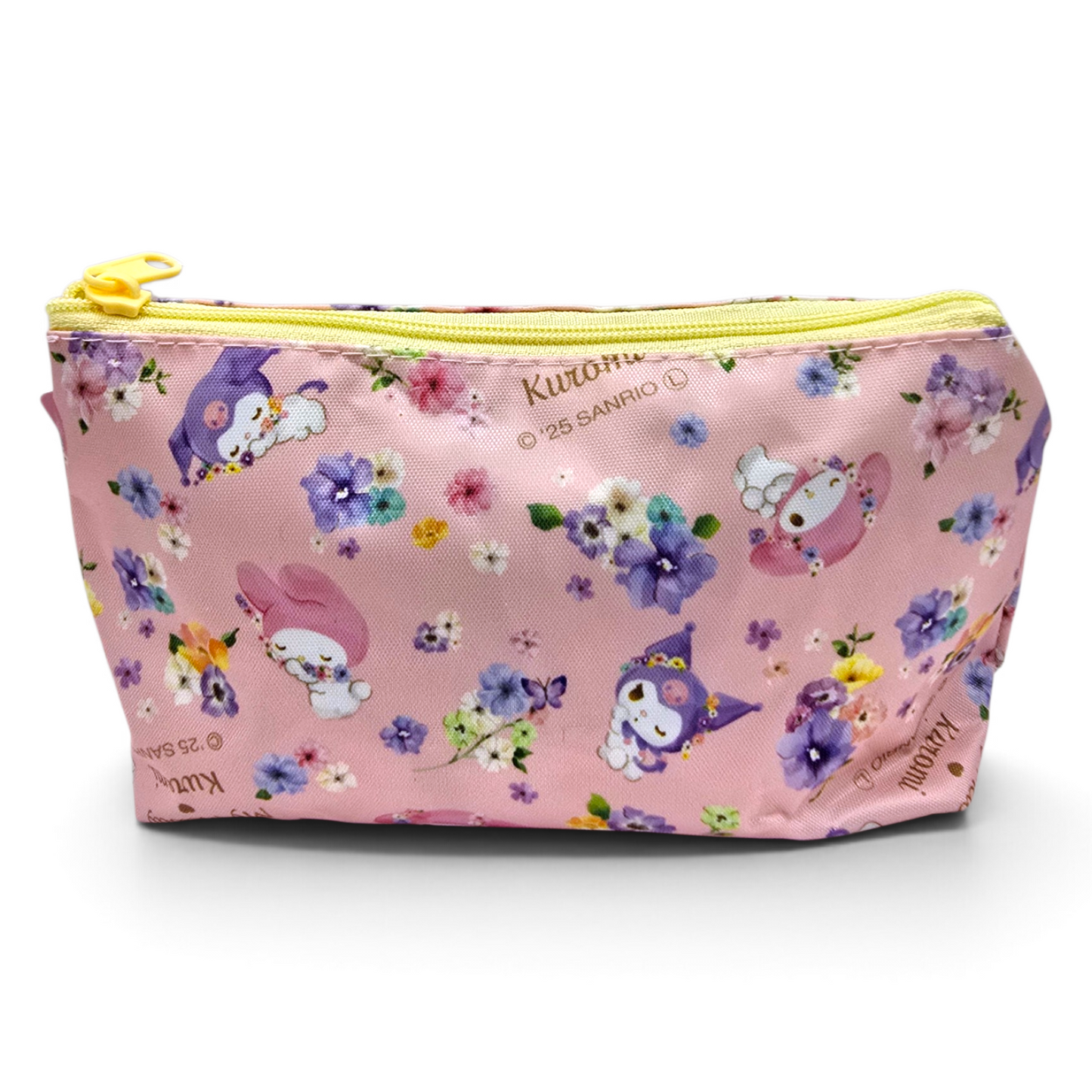 Bolsita multiusos loneta impermeable Sanrio Japon Original licencia medida aprox 18x11.5 cms My Melody con Kuromi