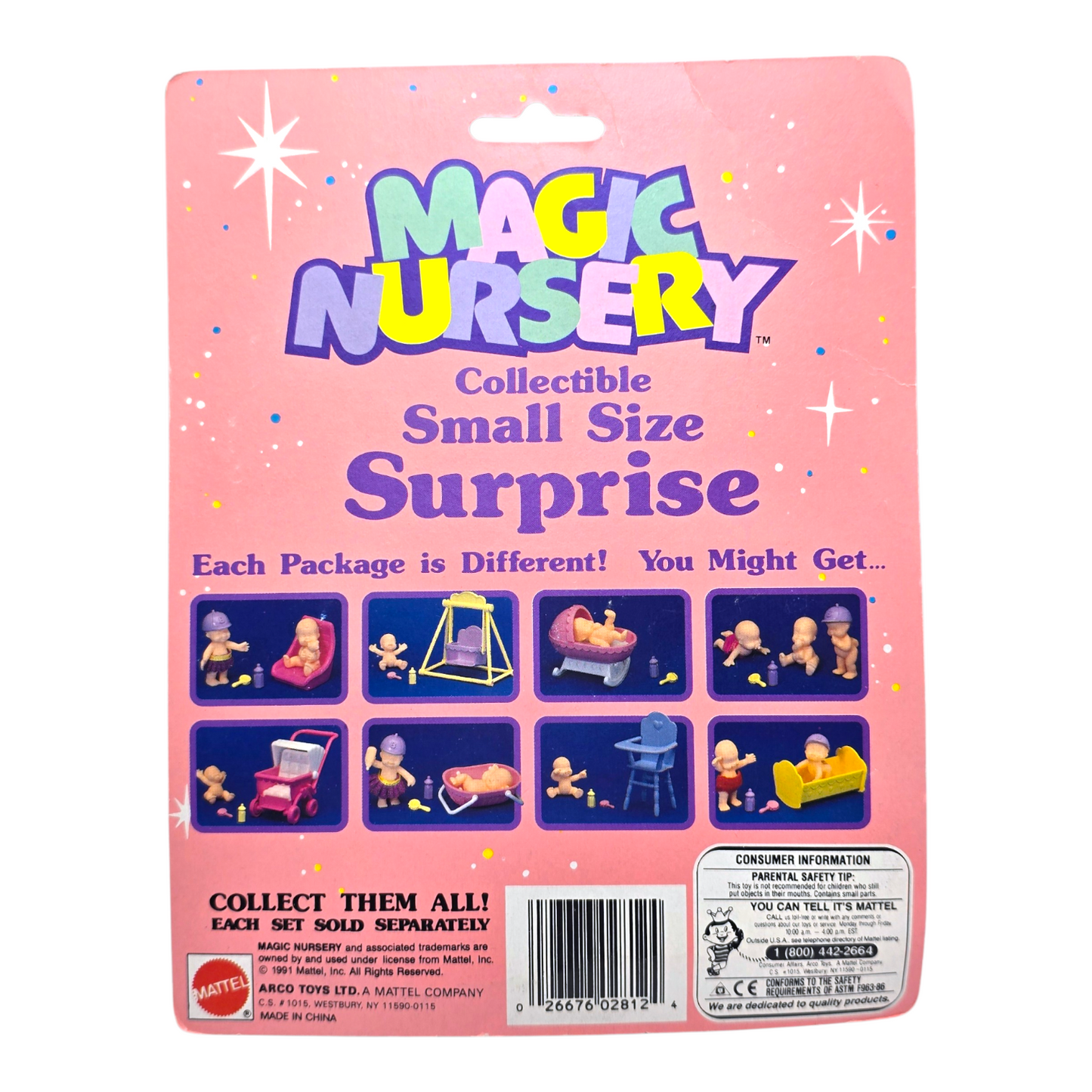 Magic Nursery Mattel Vintage Año 1991 Small Size Surprise Blind box