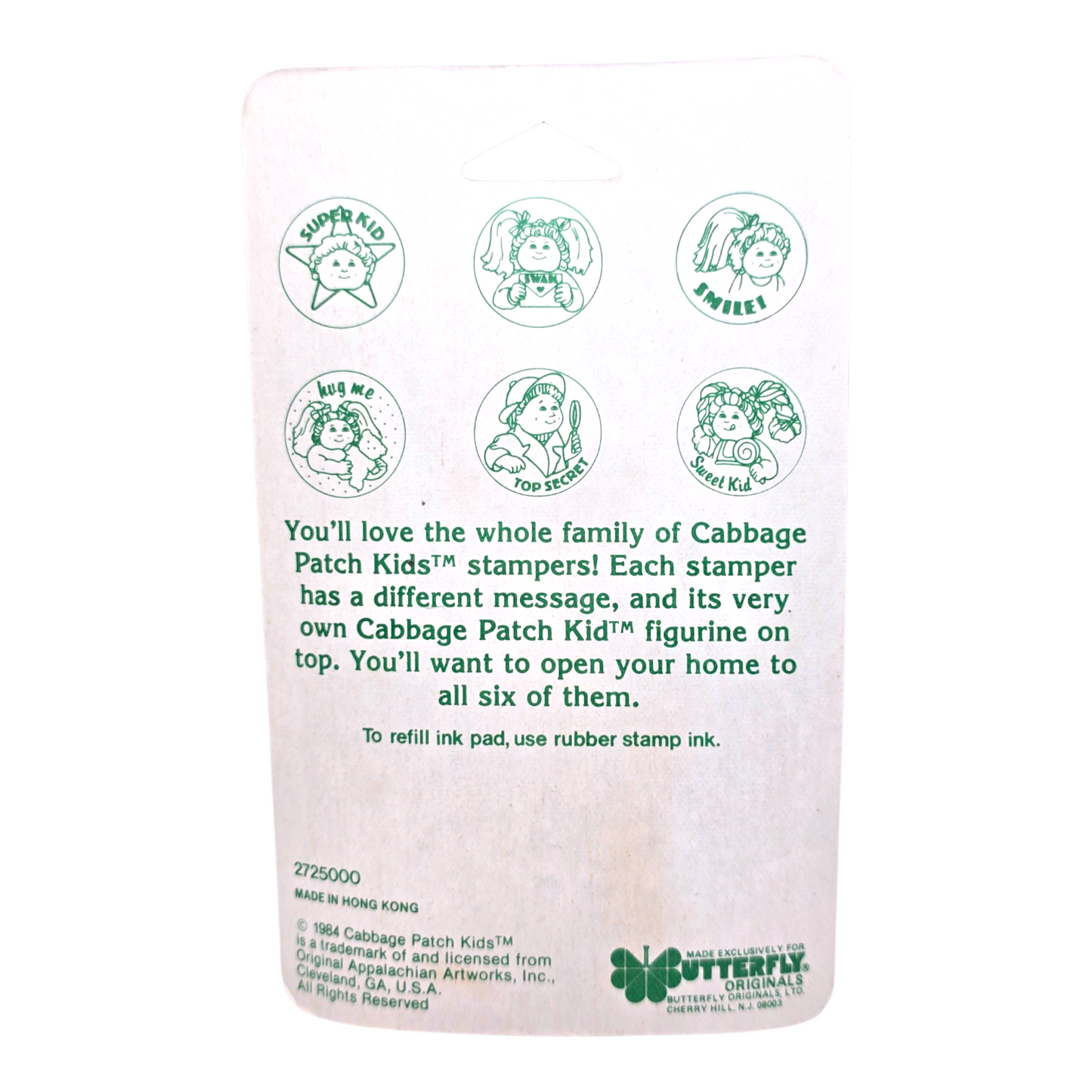 Cabbage Patch Vintage Sello auto entintable self ink (probablemente necesite hidratacion de tinta)