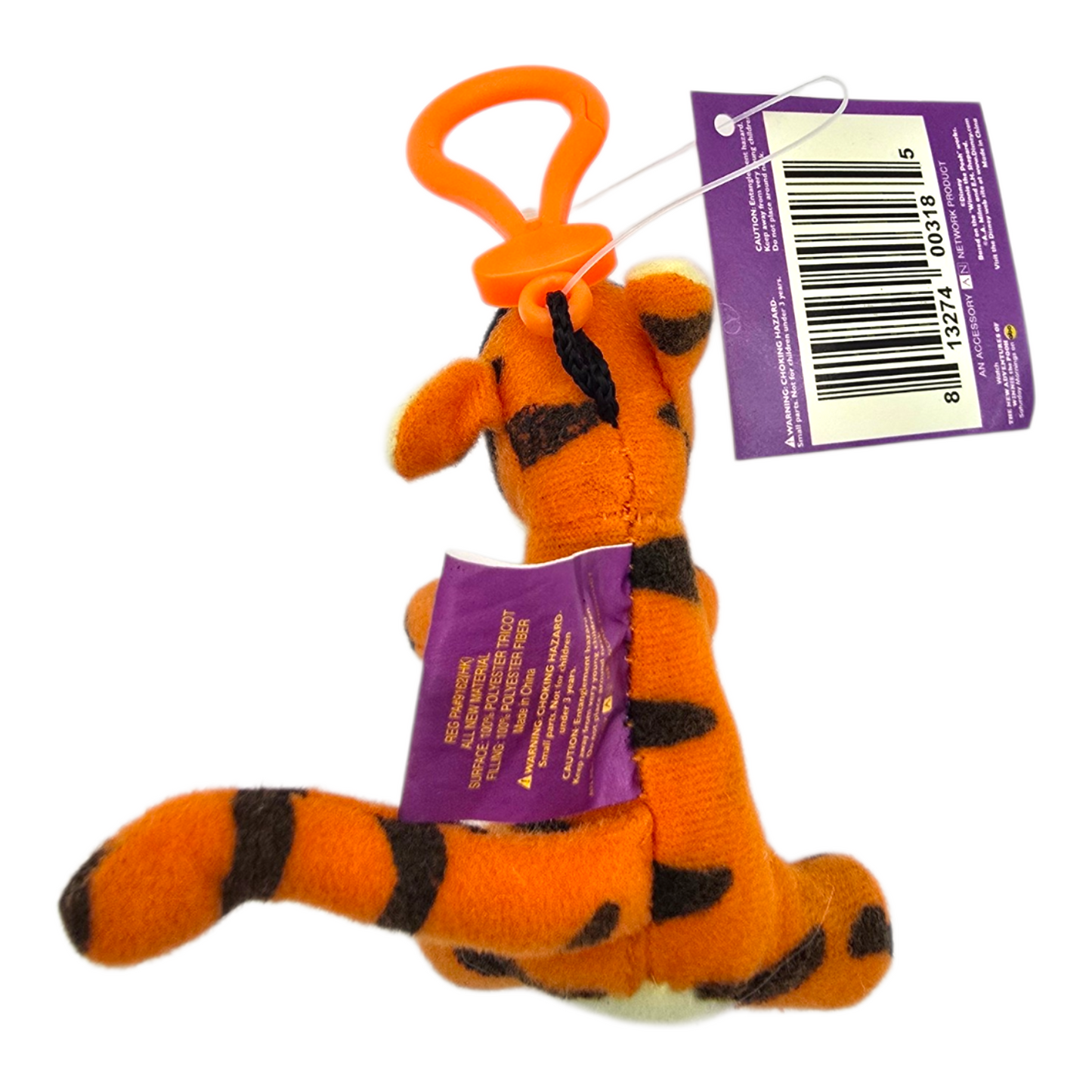 Llavero Vintage de Peluche Winnie Pooh Tigger