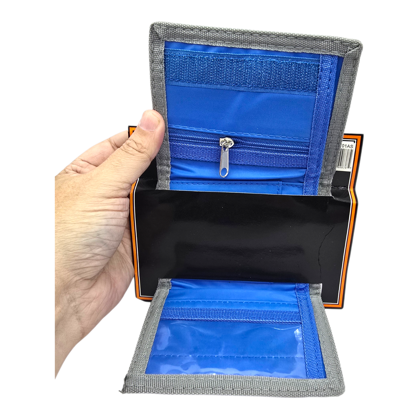Bey Blade cartera vintage trifold azul