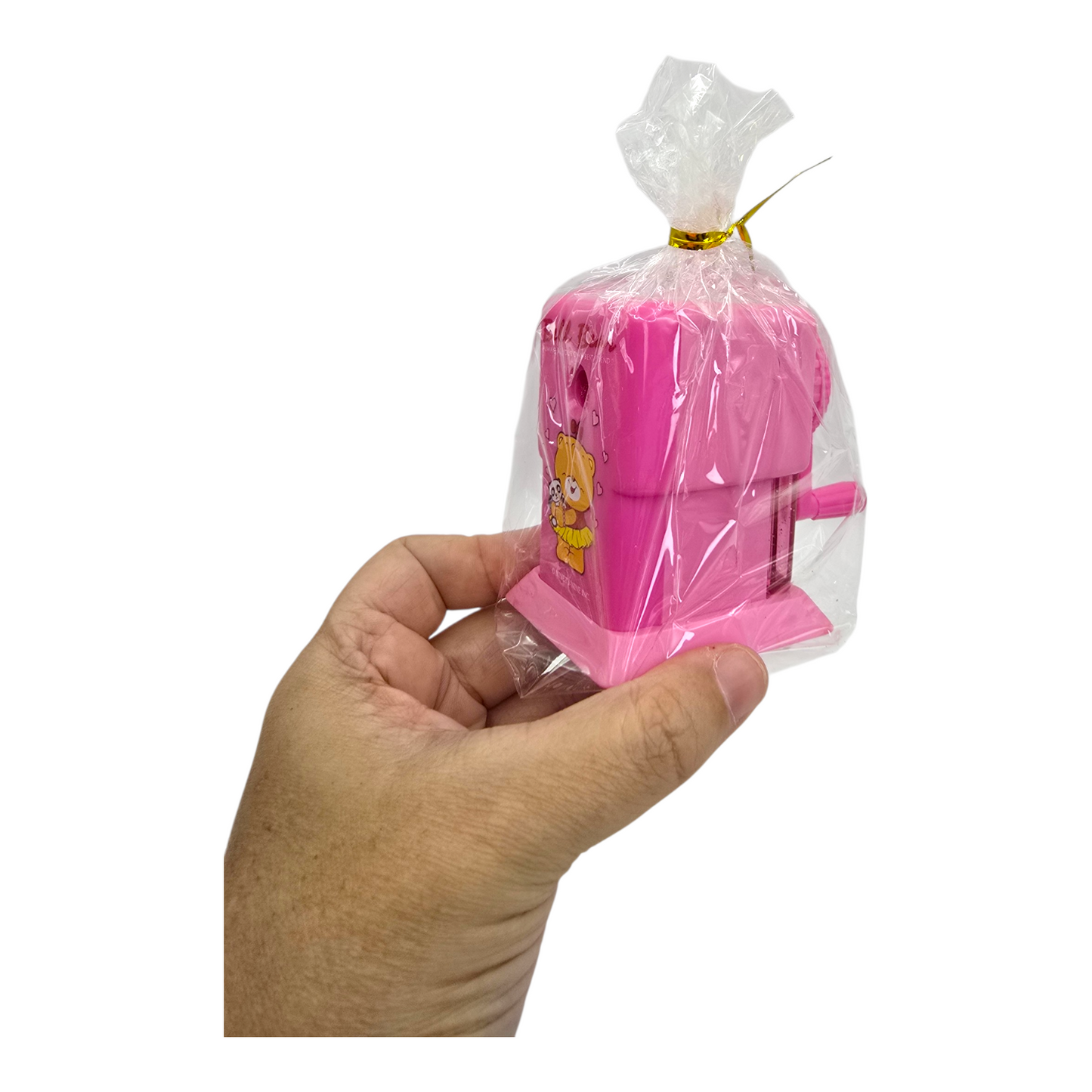 Bell Bear Ninety-nine Sacapuntas vintage Nuevo años 90s Rosa