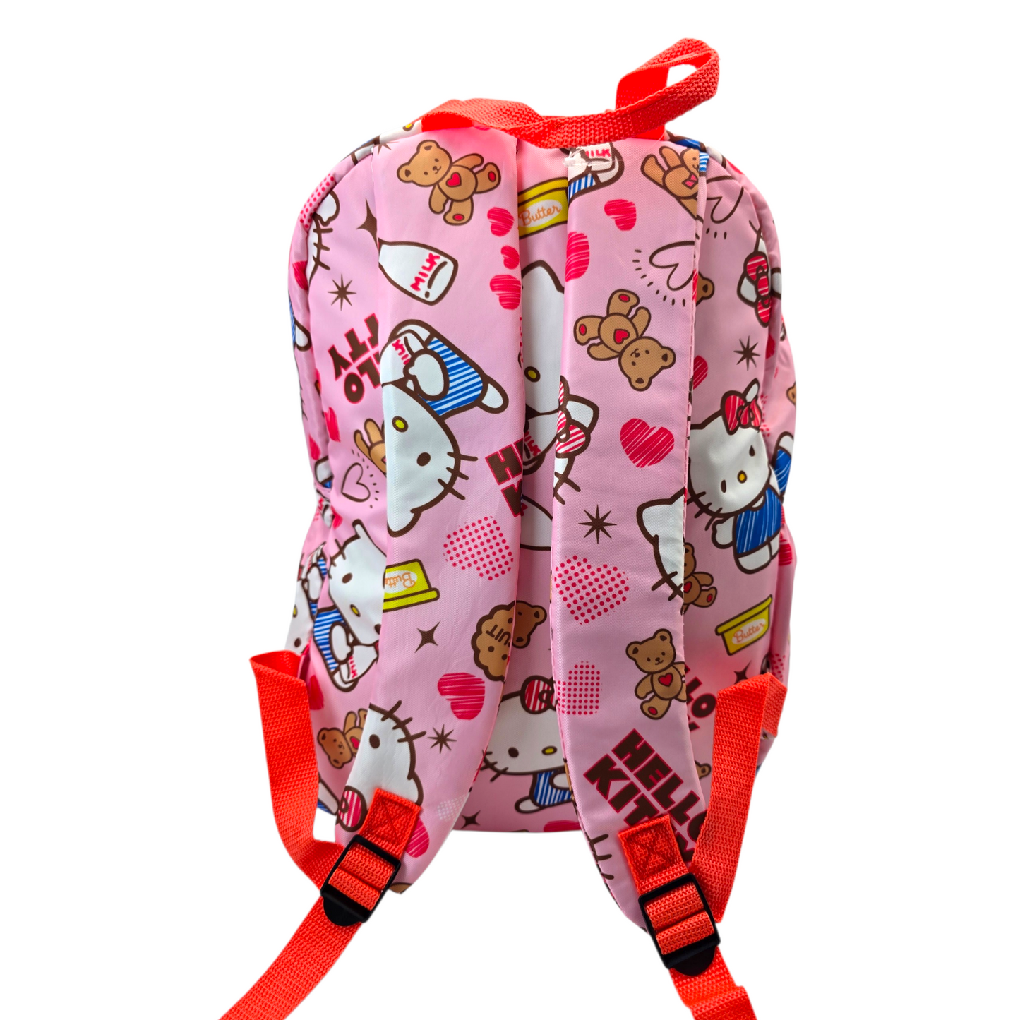 Mochila Hello Kitty con moño loneta licencia 42x36cm aprox