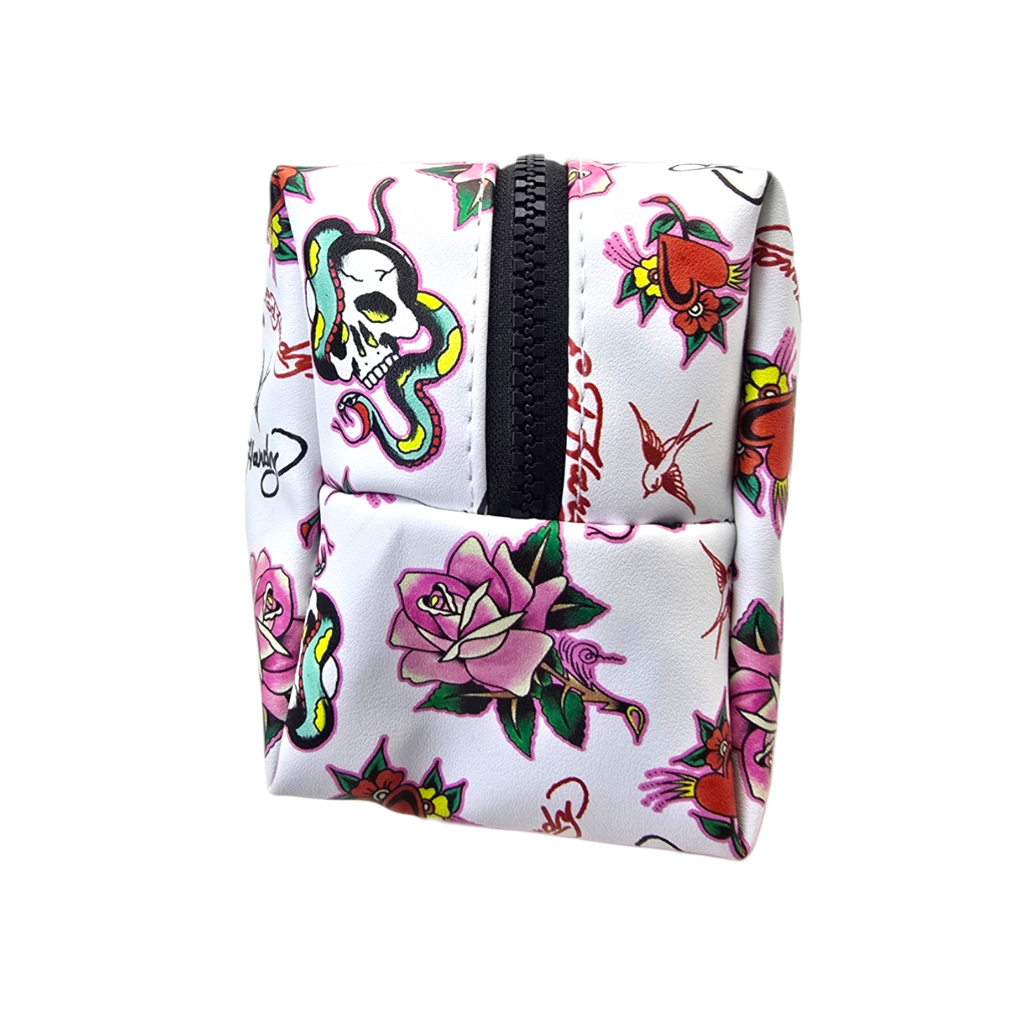Pouch cosmetiquera Ed Hardy bolsa rectangular 26x19cm aprox
