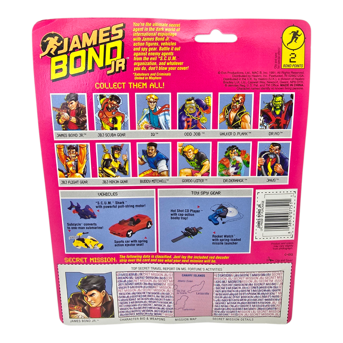 James Bond Jr Vintage Año 1991 Eon Productions