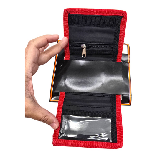 Cartera monedero vintage Marvin WB trifold negra