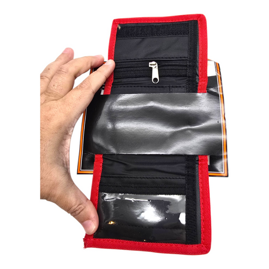 Cartera monedero vintage Marvin WB trifold negro $