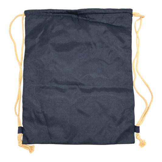Bolsa de cuerda tipo saco Rebelde RBD loneta (sálvame del olvido, sálvame de la soledad) 44x34cm aprox azul pose
