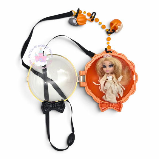 Muñeca Vintage Barbie Peekaboo Petites Club - Pre-Loved ❤️/Segunda Mano #7 Halloween Fantasma Año 2008