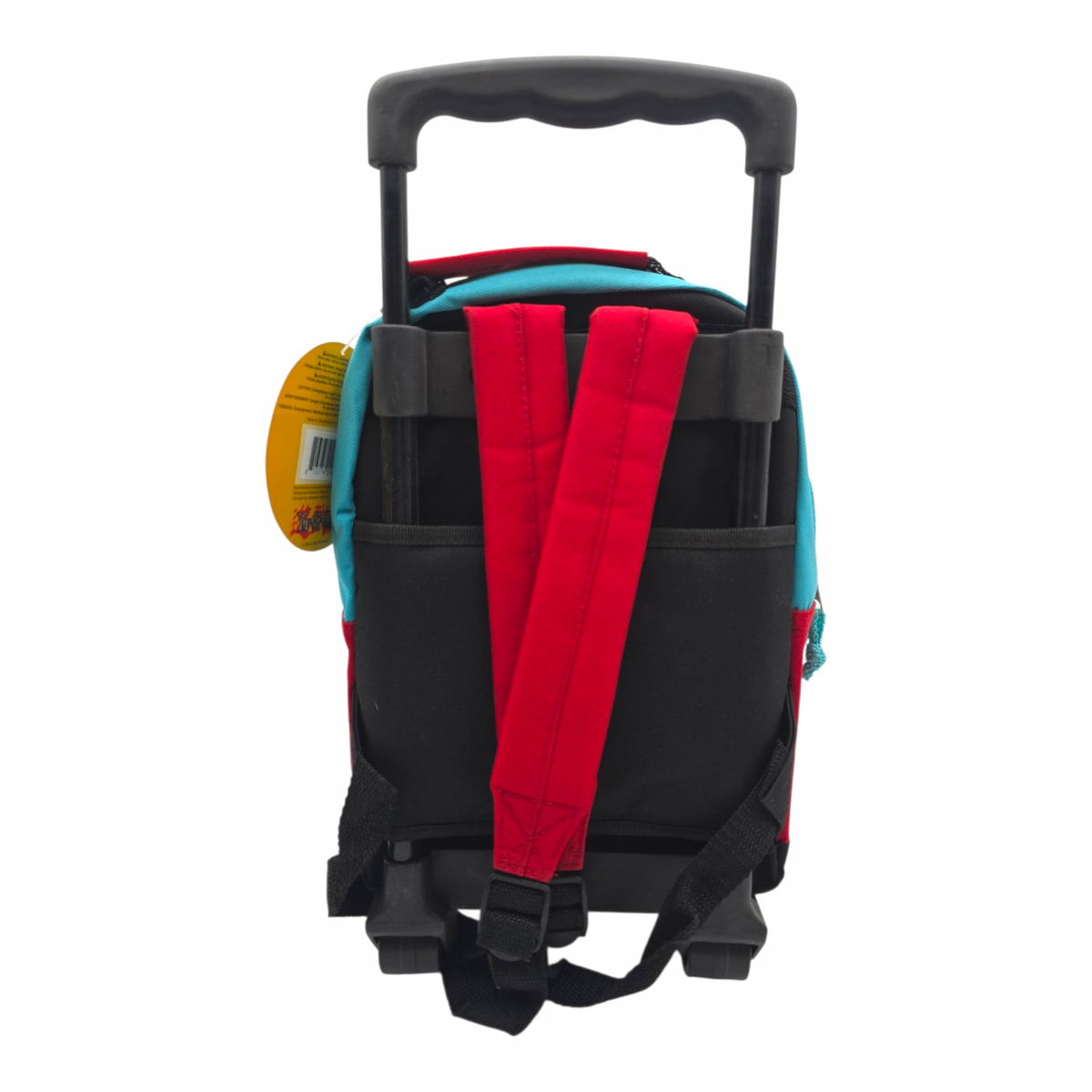 Mini Mochila Backpack vintage Yu-Gi-Oh! de carrito con termo genérico (Se está desintegrado el asa superior) 32x26 cms aprox roja