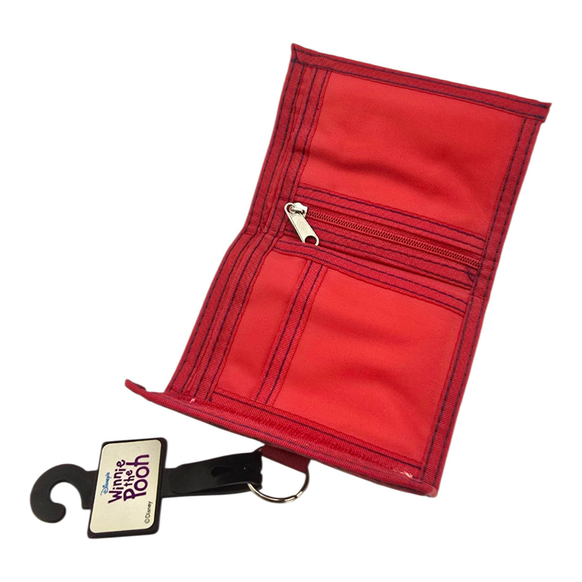 Cartera Monedero Vintage Winnie Pooh Tigger Mariposas Rojas Disney