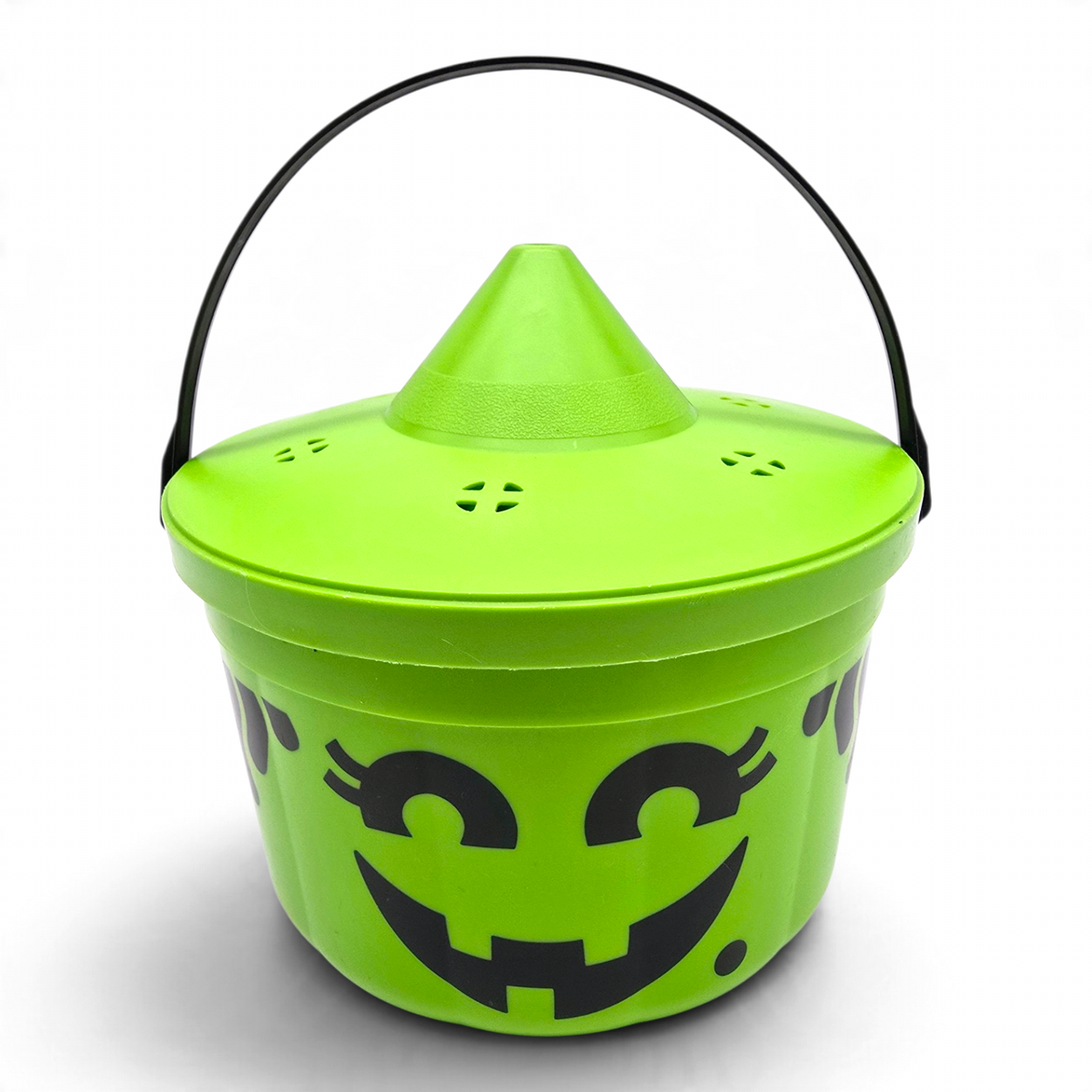 Cubeta McDonald's Happy Meal Vintage 💕 Pre-Loved Segunda Mano Boo Bucket / Pail Bruja Verde con Tapa #10