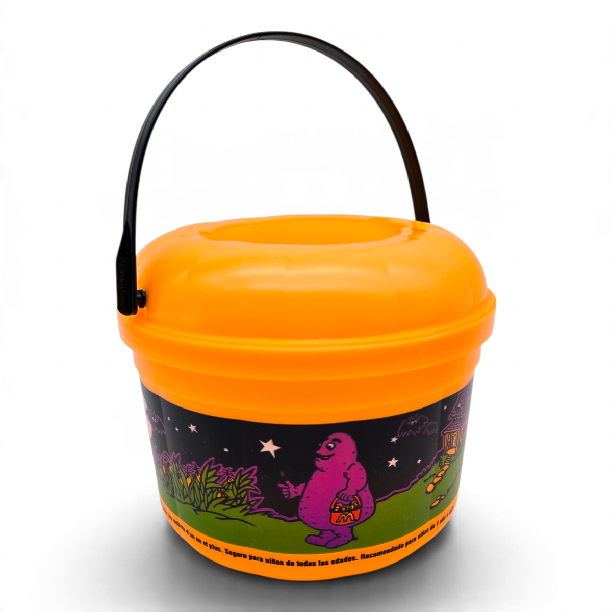 Cubeta McDonald's Happy Meal Vintage 💕 Pre-Loved Segunda Mano Boo Bucket / Pail Happy Meal Friends con Tapa #36