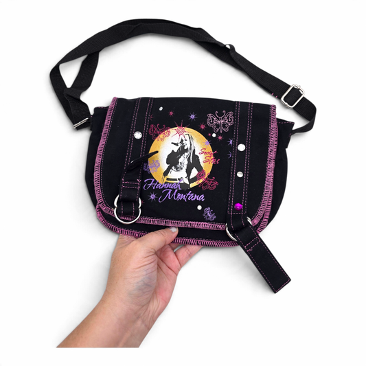 Mini bolsa Crossbody Hannah Montana Vintage Nueva 23x19 cms aprox