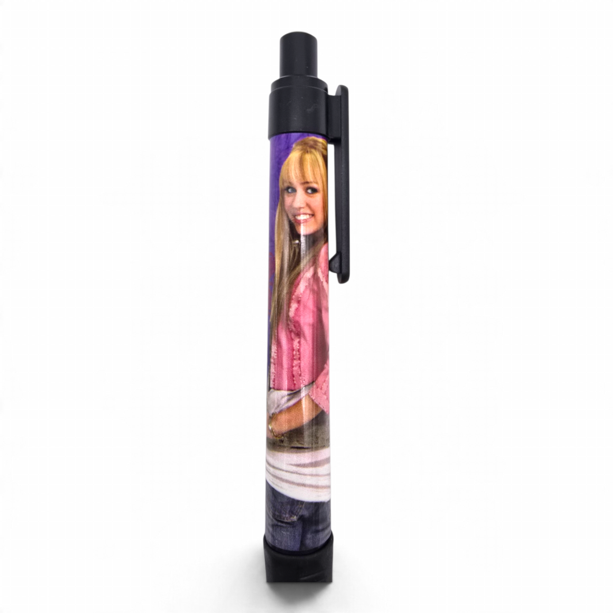 Pluma Hannah Montana Vintage Nueva Morada (podría no pintar por la edad, se le puede cambiar el cartucho)