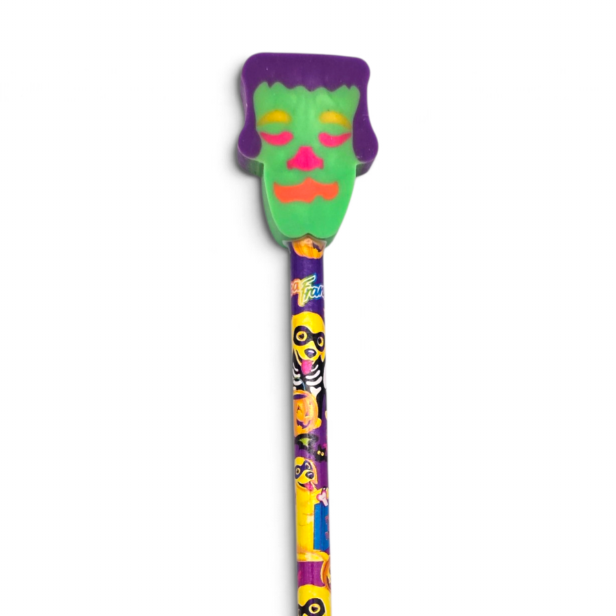 Lisa Frank Lápiz Halloween Frankenstein - acercamiento
