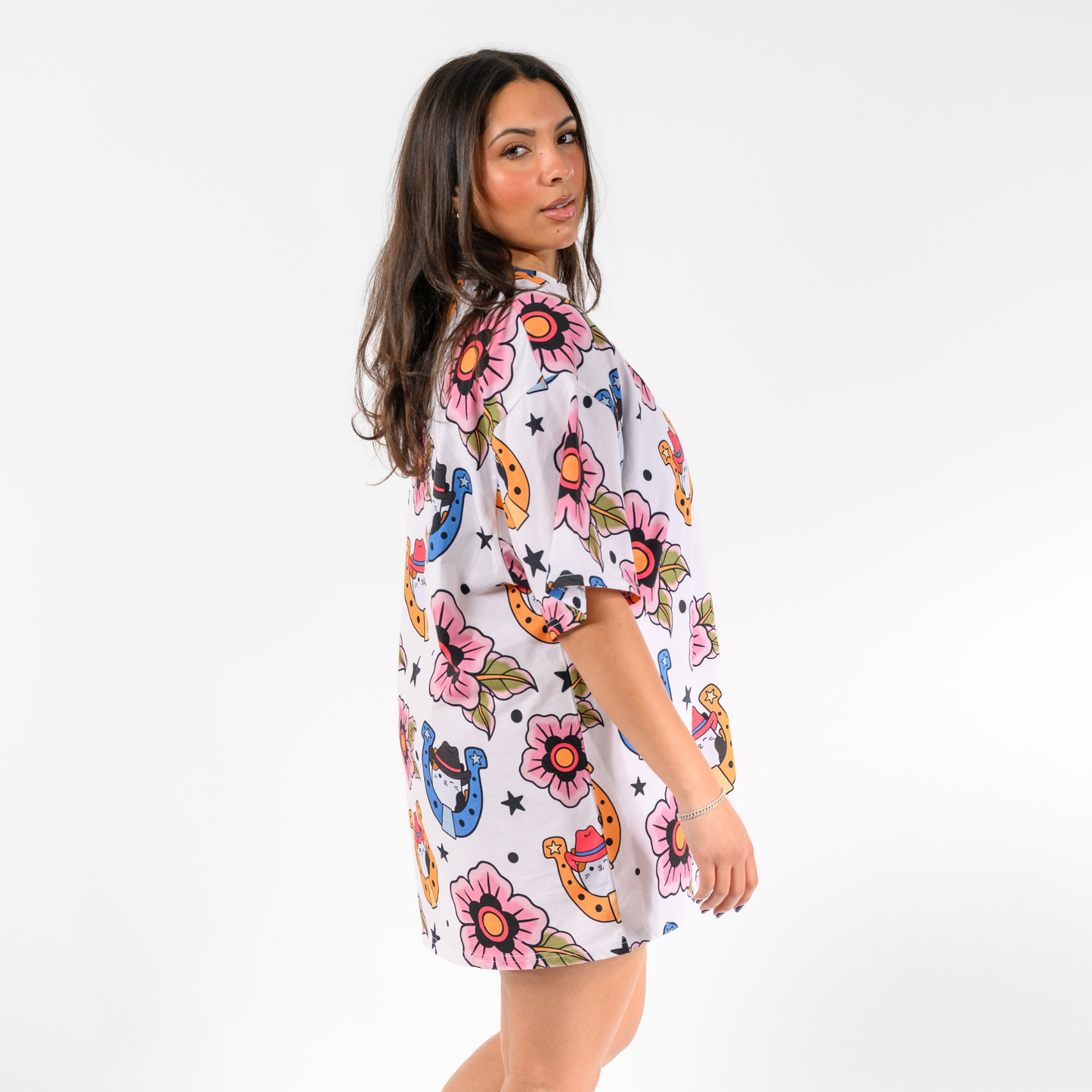 Shirt Dress vestido playera blusón unisex Squishmallows x Cakeworthy