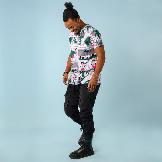 Playera unisex Squid Game x Cakeworthy Juego del calamar