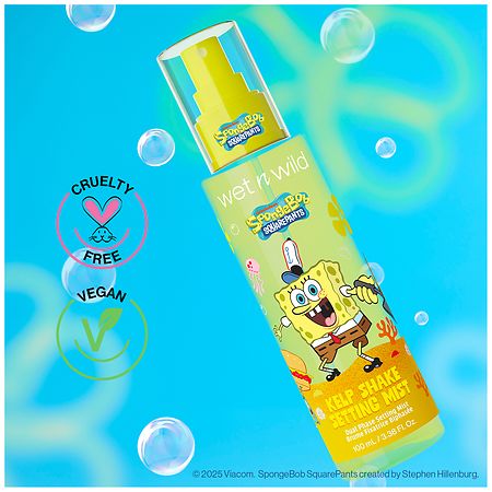 Bob esponja x Wet n Wild make up fixing spray