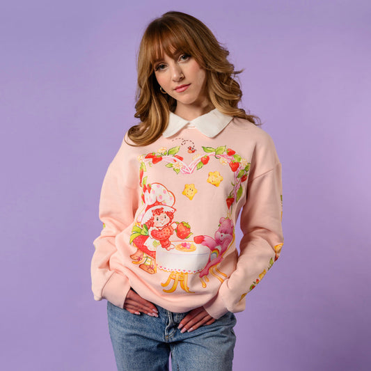 Sudadera Strawberry shortcake y Care bears x Cakeworthy Rosita Fresita Ositos Cariñositos
