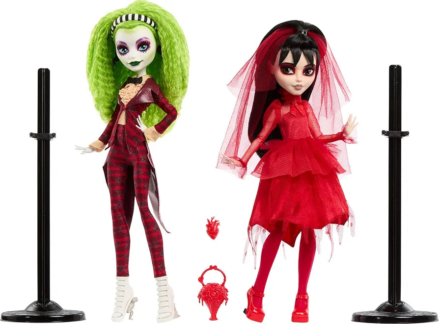 Monster High Collector Muñeca Skullector Bettlejuice Paquete de 2