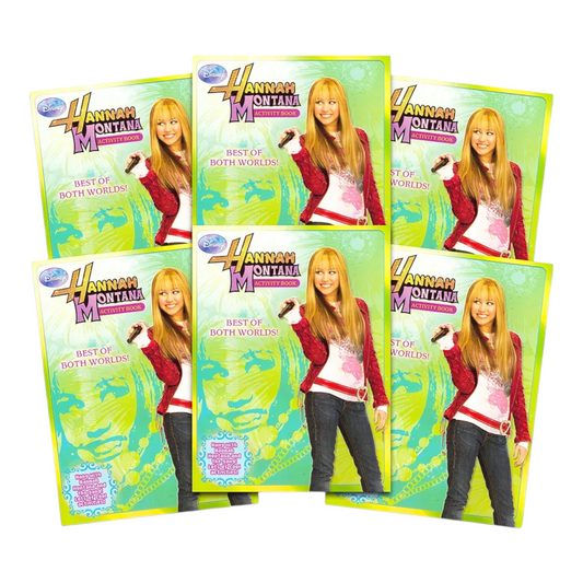Años 2000s Hannah Montana Libro actividades año 2008 papel tipo revista azul