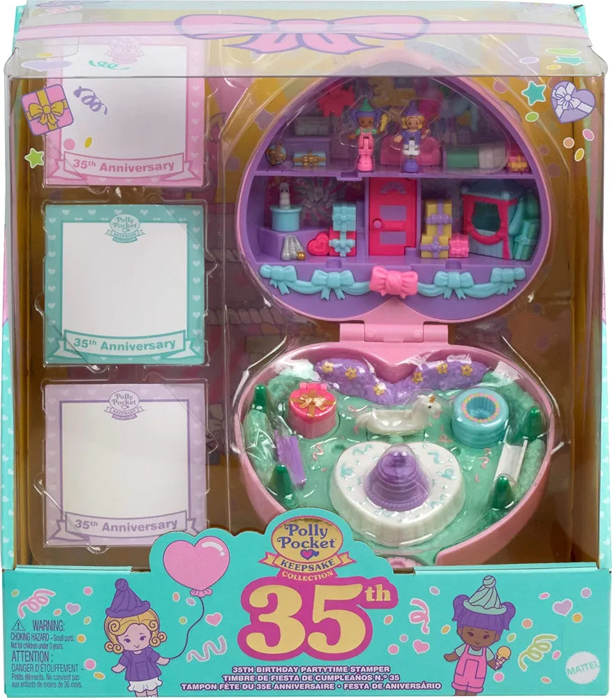 Polly Pocket keepsake collection 35 aniversario Birthday stamper