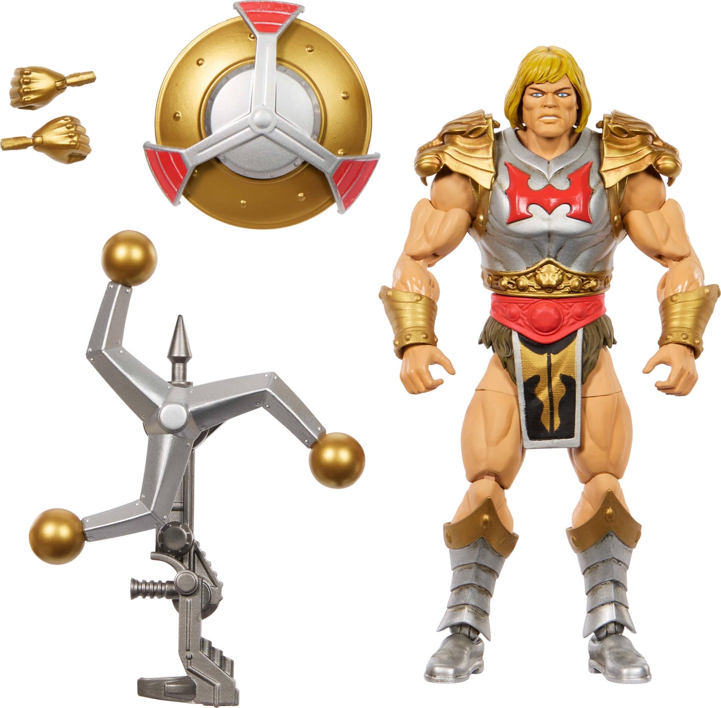 Masters Universe Masterverse New Eternia Flying Fists He-Man MOTU Action Figure 30 Articulaciones