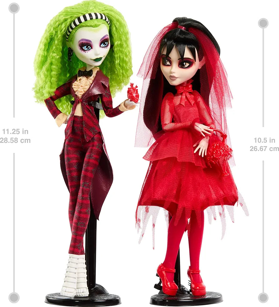 Monster High Collector Muñeca Skullector Bettlejuice Paquete de 2