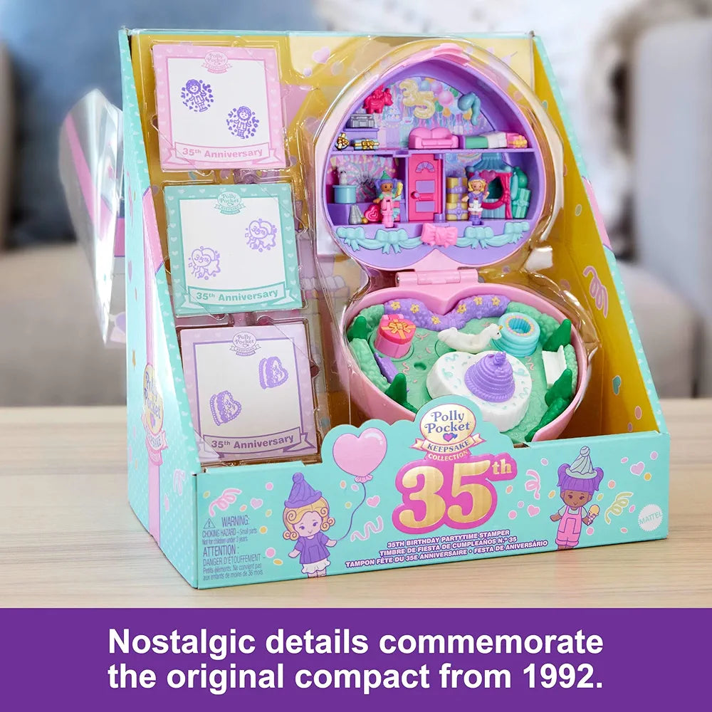 Polly Pocket keepsake collection 35 aniversario Birthday stamper