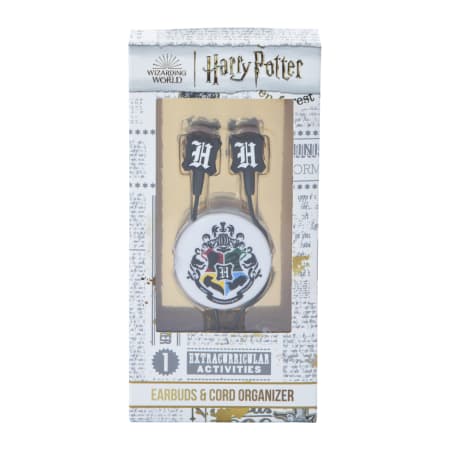 Audífonos Alámbricos con micrófono y con organizador de cable Harry Potter