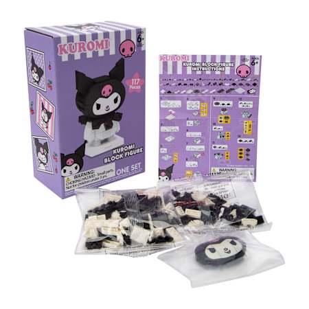 Figura Set de construcción Sanrio Hello Kitty and Friends Kuromi DIY