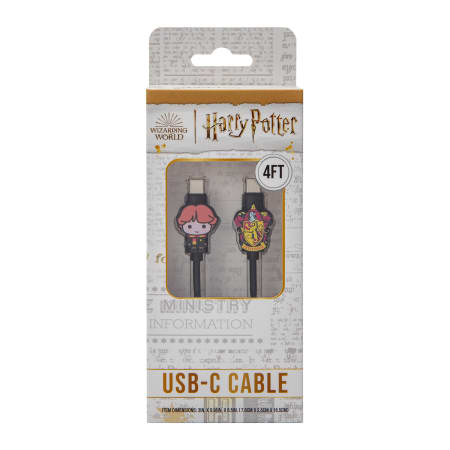 Cable Cargador USB-C Harry Potter Ron Weasley