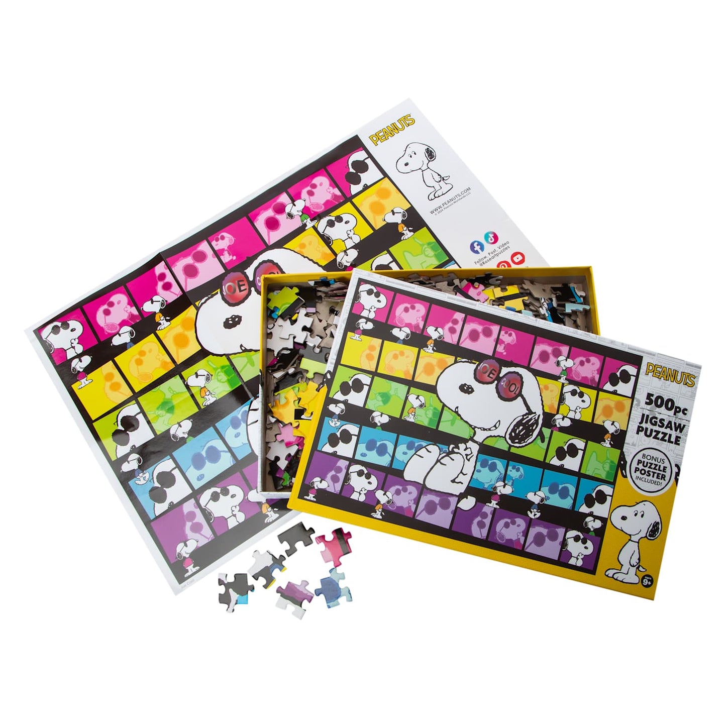 Rompecabezas Puzzle Snoopy Peanuts 500 piezas DIY