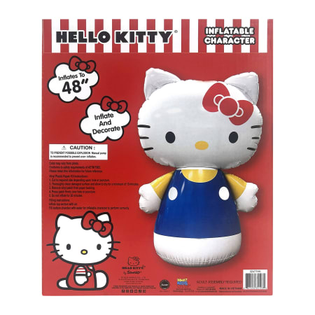 Inflable Hello Kitty Jumbo con Contrapeso 1.20 mts aprox
