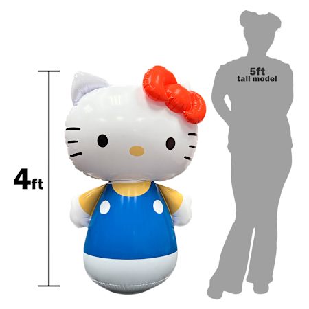Inflable Hello Kitty Jumbo con Contrapeso 1.20 mts aprox