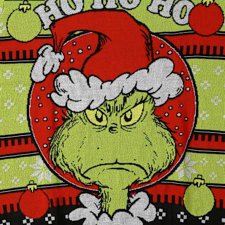Ugly Sweater Grinch Adulto Navidad Suéter