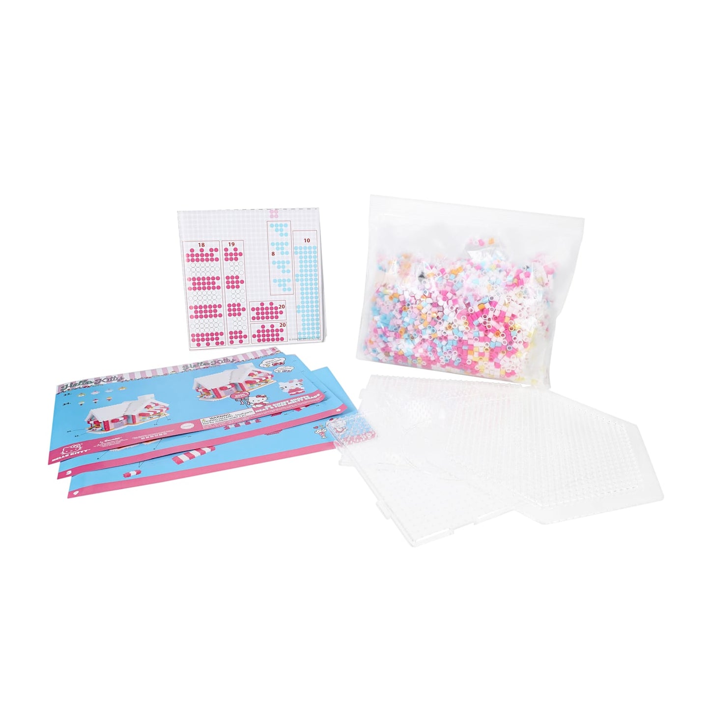 Mega Set de construcción Cuentas Termofusibles Sanrio Hello Kitty and Friends Sweet Shoppe 3D DIY