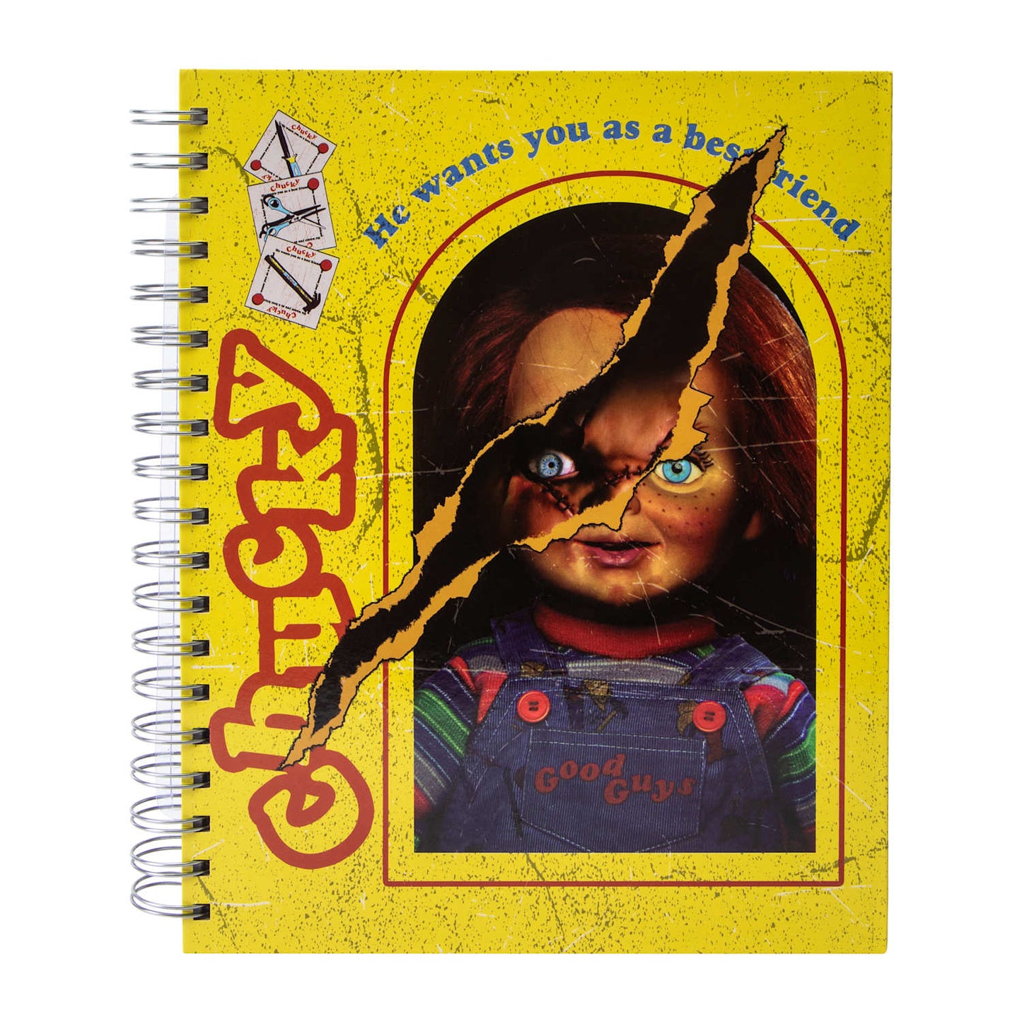 Sketch book Cuaderno Para dibujo con plumones (pasta dura) Halloween Chucky