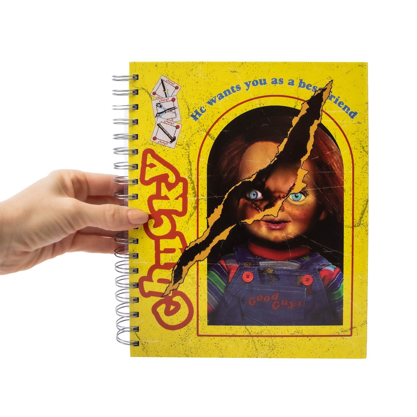 Sketch book Cuaderno Para dibujo con plumones (pasta dura) Halloween Chucky