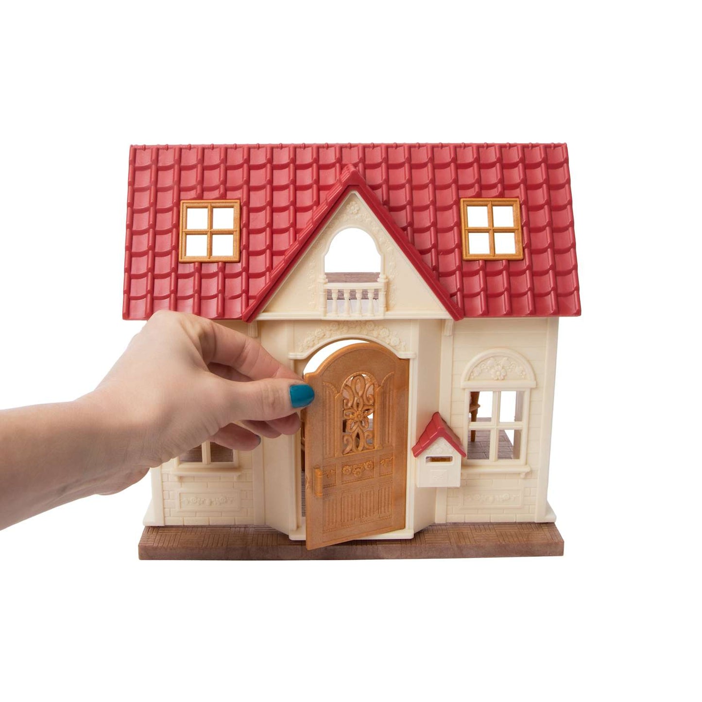 Calico Critters Casita Ternurines Mansion Red roof playhouse con 1 personaje
